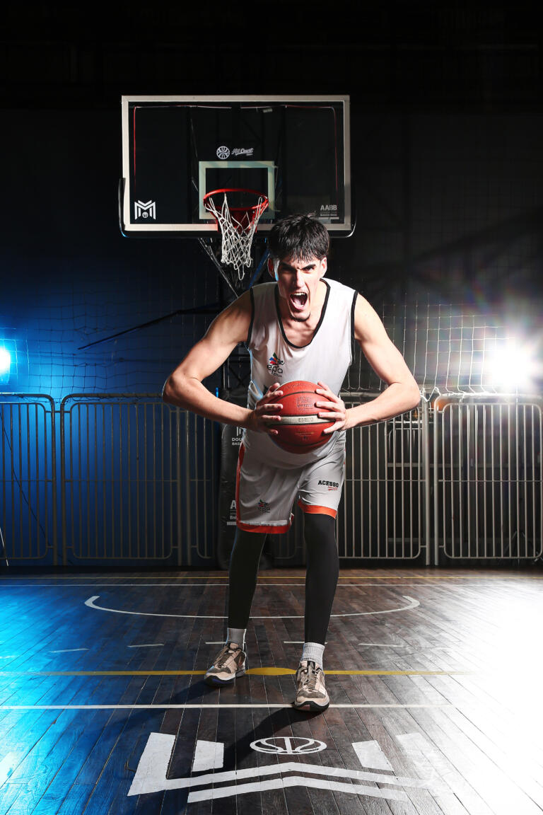 Atleta de basquete da EPA